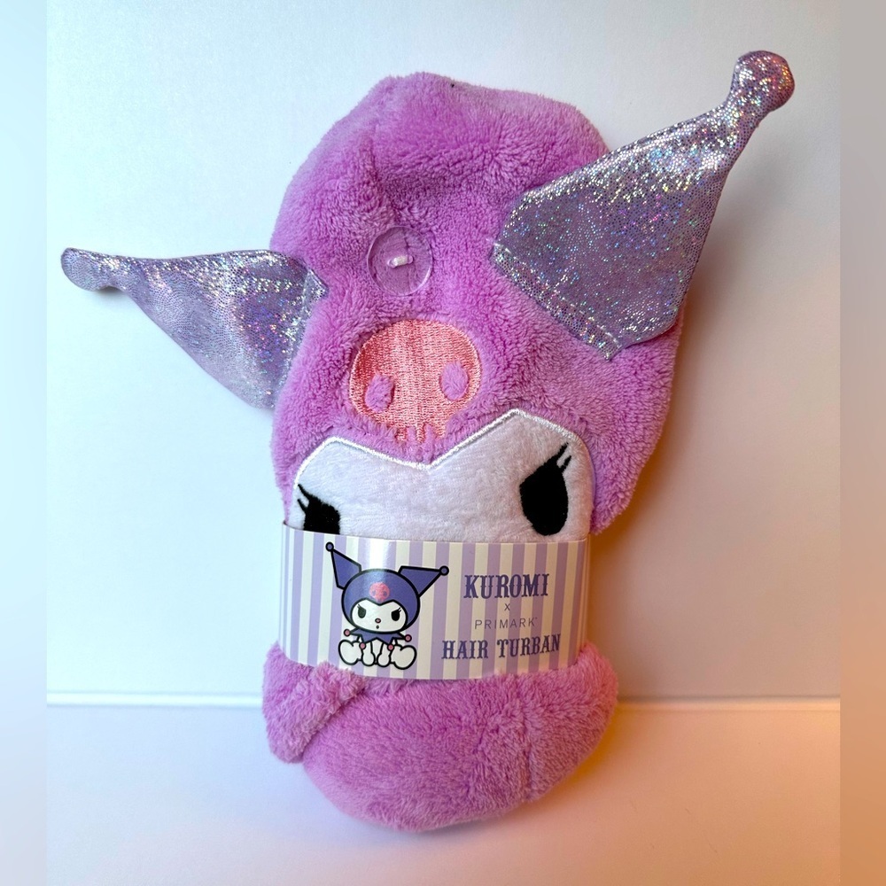 Kuromi Hair Drying Turban Towel NIP